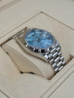 Rolex  Day-Date President 40mm Platinum Ice Blue Roman Dial - 228236 - Image 3