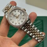 Rolex  Datejust 36mm 126281 Silver Palm Index Dial Jubilee Bracelet - Image 18
