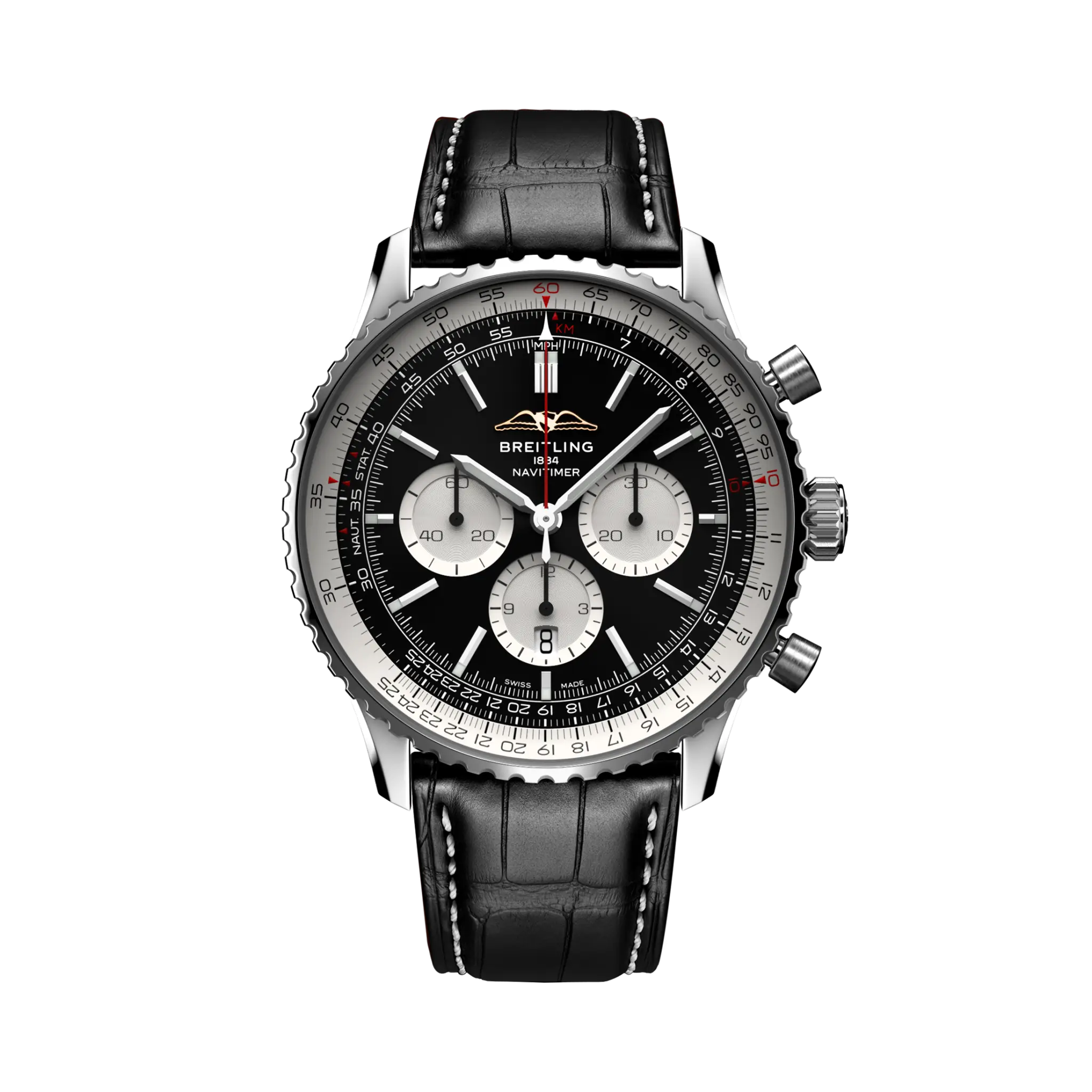 D355BFB6-76EB-454E-5D9C-054F76285008.png Breitling Navitimer B01 Chronograph 46 AB0137211B1P1 - Image 1