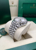 Rolex  Datejust 36mm 126234 White Roman Dial Oyster Stainless Steel Mens - Image 6