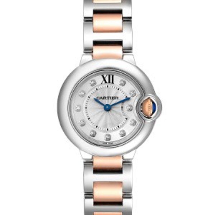 D45AE54F-C516-AD7F-78DE-001C794585AB.png Cartier BALLON BLEU Rose Gold Mix Diamond Dial 36mm - Image 1