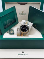 Rolex  Datejust 41mm 126333 Black Diamond Jubilee Steel and Yellow Gold Men’s Watch - Image 12