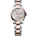 Rolex Datejust m278241-0031/0032 31mm  Silver Floral Motif Dial Oyster Bracelet Watch