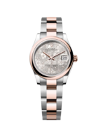 Rolex Datejust m278241-0031/0032 31mm  Silver Floral Motif Dial Oyster Bracelet Watch