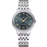 Omega De Ville Prestige, Stainless Steel and Diamond-set, 34 mm 434.15.34.20.60.001