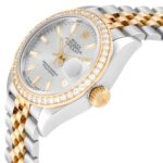 Rolex Lady-Datejust 28mm 279383RBR Silver Dial Yellow Rolesor Oyster Bracelet - Image 6