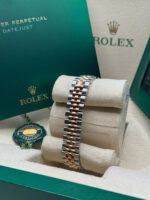 Rolex Lady-Datejust 28mm 279381RBR Mother-of-Pearl Diamond Dial Oyster Bracelet - Image 7