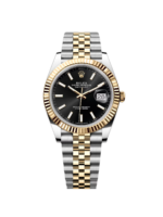 Rolex  Datejust 41mm Two-Tone Yellow Gold Fluted Bezel Black Index Dial Jubilee - 126333 - Image 2