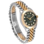 Rolex Datejust m278243-0029/0030 31mm Olive Green Dial Yellow Rolesor Oyster Watch - Image 4