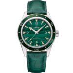Omega Seamaster 300 41mm Green Dial Platinum Strap 234.93.41.21.99.001