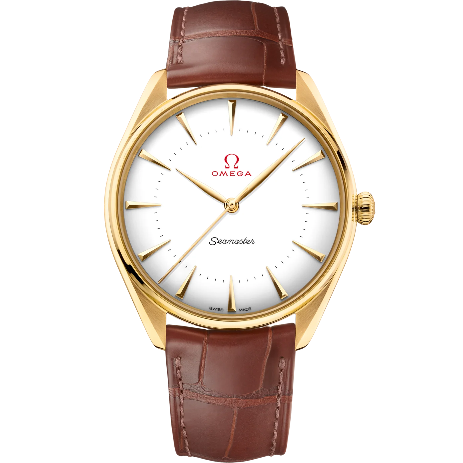 D6392157-712F-29ED-90A8-BD4102F647AC.png Omega Seamaster Olympic Official Timekeeper 39.5 mm White Dial 18k Yellow Gold Strap 522.53.40.20.04.001 - Image 1