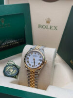 Rolex Datejust m278343-0001/0002 White Dial Yellow Rolesor Oyster Watch - Image 8