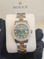 Rolex Datejust m278383RBR-0029/0030 31mm Olive Green Dial Oyster Bracelet - Image 9