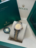 Rolex Lady-Datejust 28mm 279383RBR Champagne Dial Yellow Rolesor Oyster Bracelet - Image 9