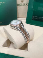 Rolex Lady-Datejust 28mm 279171 White Roman Oyster Stainless Steel and Rose Gold - Image 7