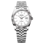 Rolex  Datejust 41mm  White Index Oyster Stainless Steel Men’s Watch - 126334