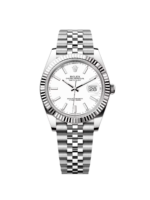 Rolex  Datejust 41mm  White Index Oyster Stainless Steel Men’s Watch - 126334