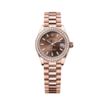 Rolex  Lady-Datejust 28mm 279135RBR Chocolate Dial Jubilee Bracelet