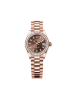 Rolex  Lady-Datejust 28mm 279135RBR Chocolate Dial Jubilee Bracelet