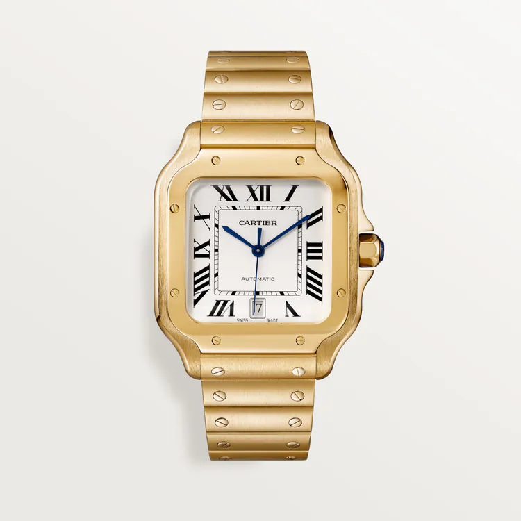 D8E063A0-9E79-399E-121F-08D807A15EE6.png Cartier SANTOS Gold 39.8mm - Image 1