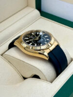 Rolex  Sky-Dweller 42mm 336238-0002 Yellow Gold Black Dial Oysterflex - Image 4