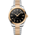 Omega Seamaster Aqua Terra 150M 41mm Black Dial Stainless Steel and Sedna™ 18k Yellow Gold Bracelet 220.20.41.21.01.001