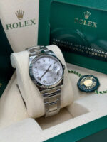Rolex  Datejust 36mm 126234 White Roman Dial Oyster Stainless Steel Mens - Image 12