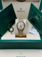 Rolex  Datejust 36mm 126233 Champagne Fluted Motif Diamond Dial Jubilee Bracelet - Image 8