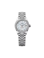 Rolex Lady-Datejust 28mm 279384RBR White Mother-of-Pearl Dial Oyster Bracelet