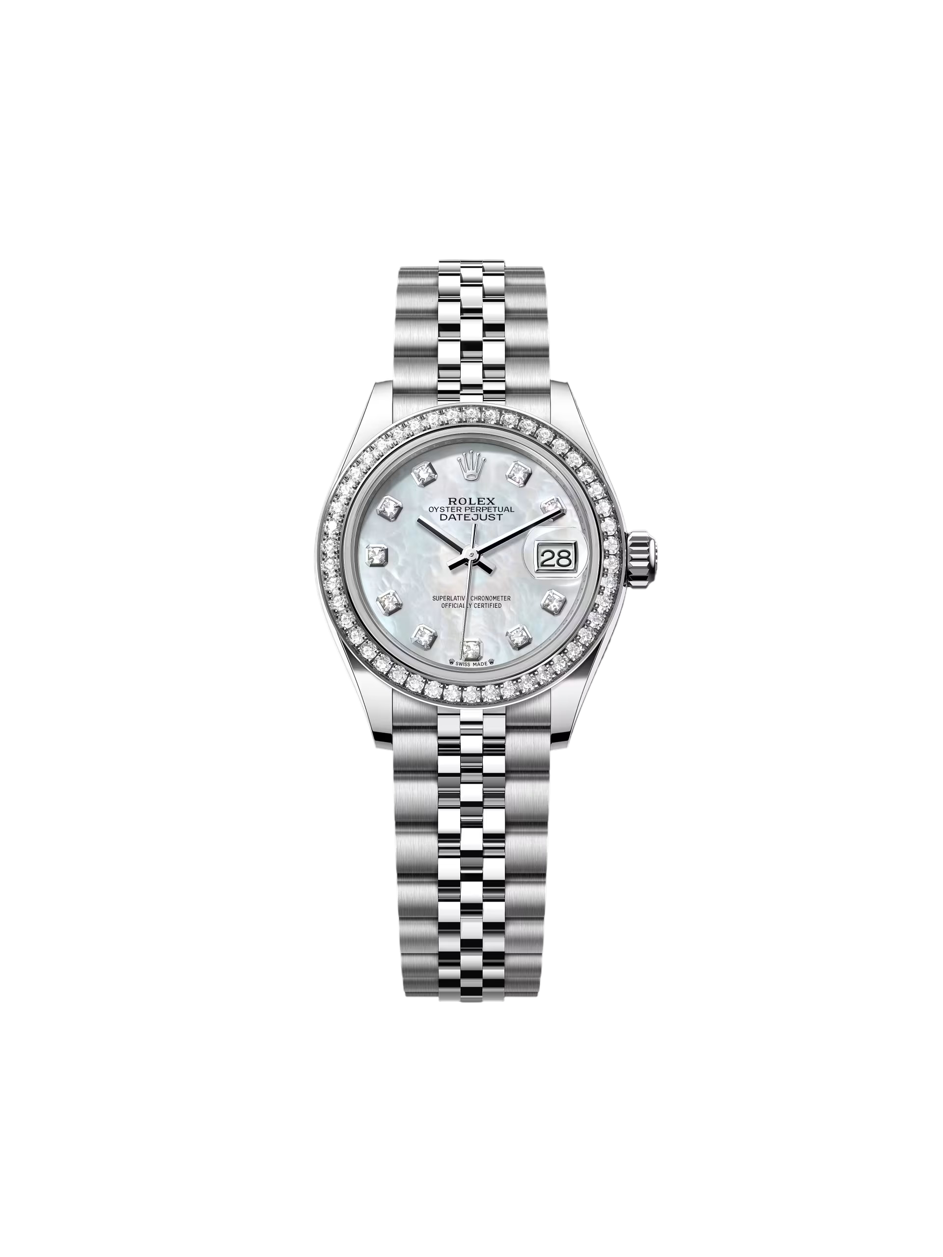 D9A5D894-D3CD-EAAB-8EDE-F455274965FE.png Rolex Lady-Datejust 28mm 279384RBR White Mother-of-Pearl Dial Oyster Bracelet - Image 1
