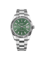 Rolex  Datejust 41mm 126334 Mint Green Fluted Motif Dial Oyster Bracelet