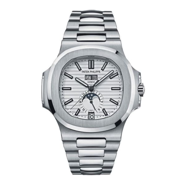 D9B153A4-45E9-329C-C3B5-5C9CB0B490BC.jpg Patek Philippe Watches Nautilus Mens Stainless Steel 5726/1A-010 - Image 1
