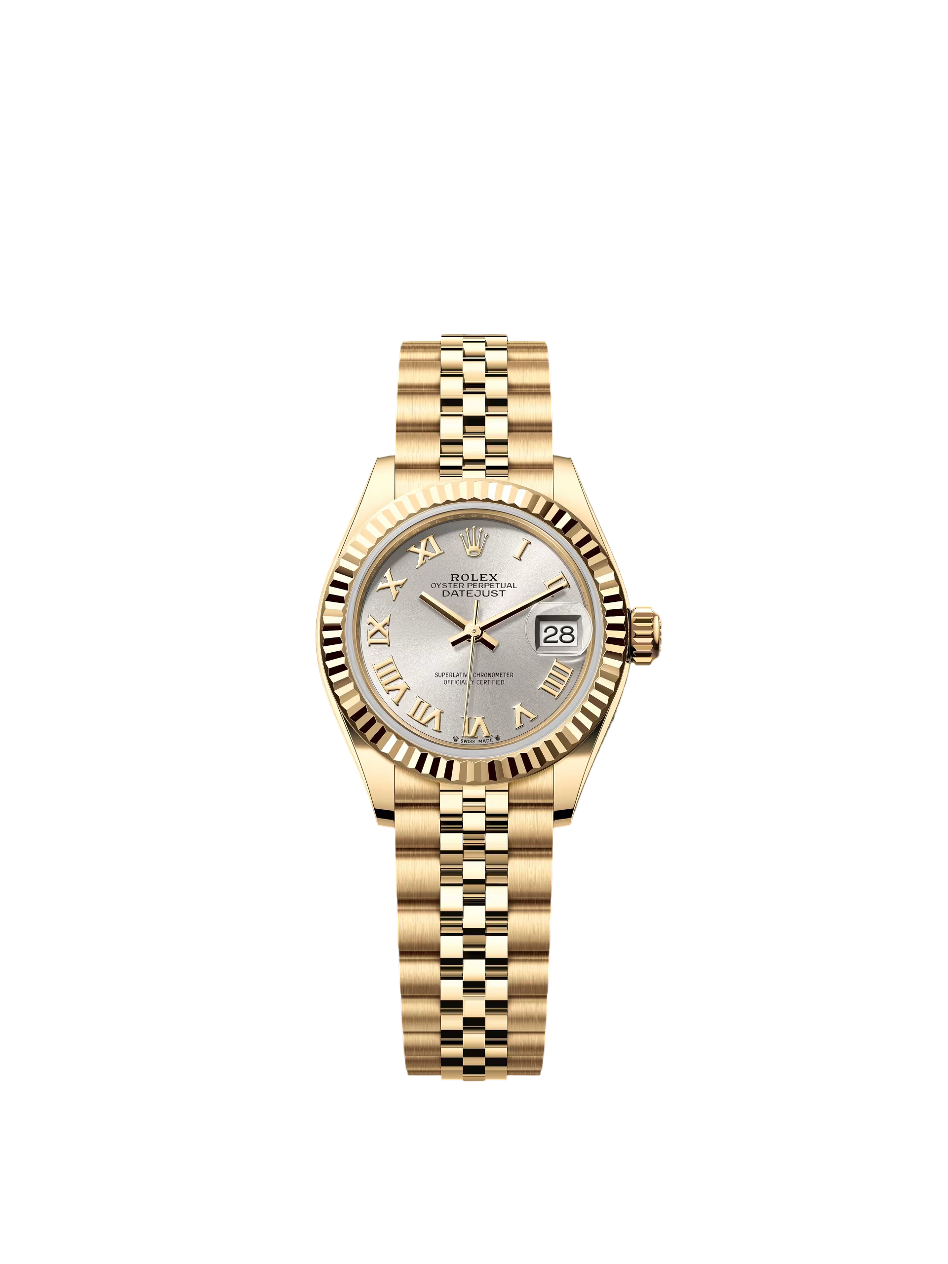 DA4CE23A-0132-2FEF-396E-67407886E225.png Rolex Lady-Datejust 28mm 279178 Silver Roman Dial - Image 1