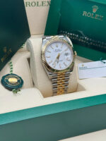 Rolex  Datejust 41mm 126333 White Index Oyster Steel and Yellow Gold Mens Watch - Image 4