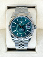 Rolex  Sky-Dweller 42mm 336934-0002 Stainless Steel Green Dial Oyster - Image 2