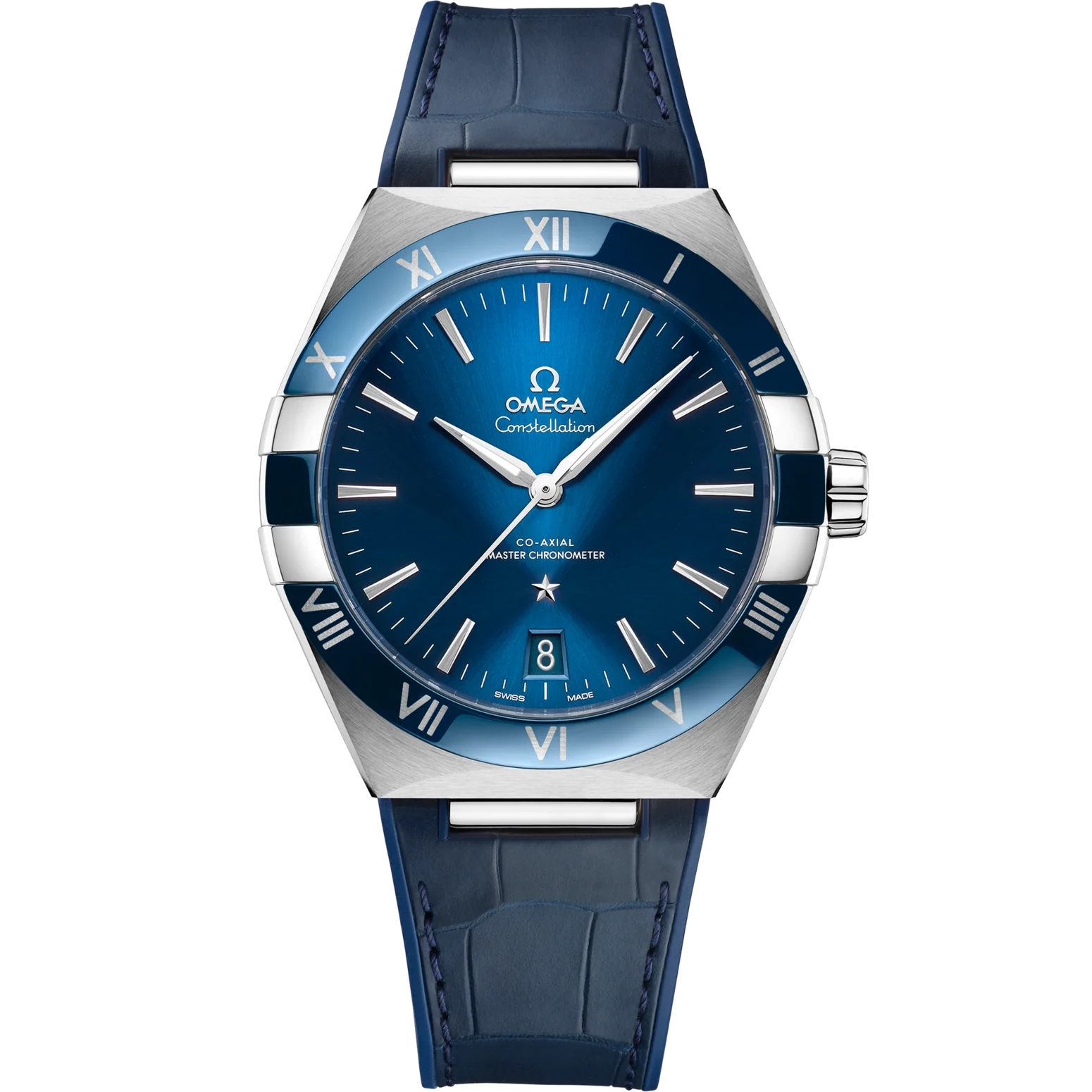 DB2109A7-5E8C-A864-A405-93D84A59544C.png Omega Constellation Gents' Selection 41mm Blue Dial Stainless Steel Strap 131.33.41.21.03.001 - Image 1