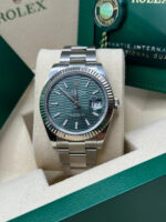 Rolex  Datejust 41mm 126334 Mint Green Fluted Motif Dial Oyster Bracelet - Image 8