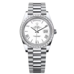 Rolex Day-Date 40mm 228396TBR-0018 White Roman Dial