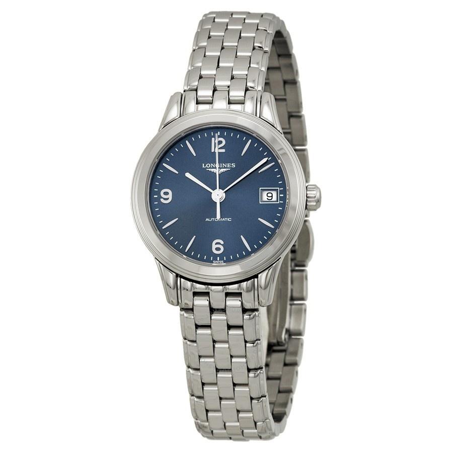 DB9D9E12-F41C-7F06-BE1E-68B3C2D59B91.jpg Longines Women's L42744966 Flagship Automatic Stainless Steel Watch - Image 1