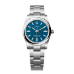 Rolex Oyster Perpetual 34mm 124200  Blue Dial Oyster Stainless Steel Bracelet