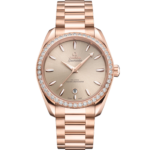Omega Seamaster Aqua Terra Shades 38 mm Sandstone Dial Stainless Steel and Sedna™ 18k Rose Gold Bracelet 220.55.38.20.09.001
