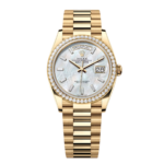 Rolex Day-Date 128348RBR-0070 Mother Of Pearl Dial 36mm