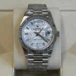 Rolex  Day-Date President 40mm Platinum Meteorite Diamond Baguette Dial - 228236 - Image 2