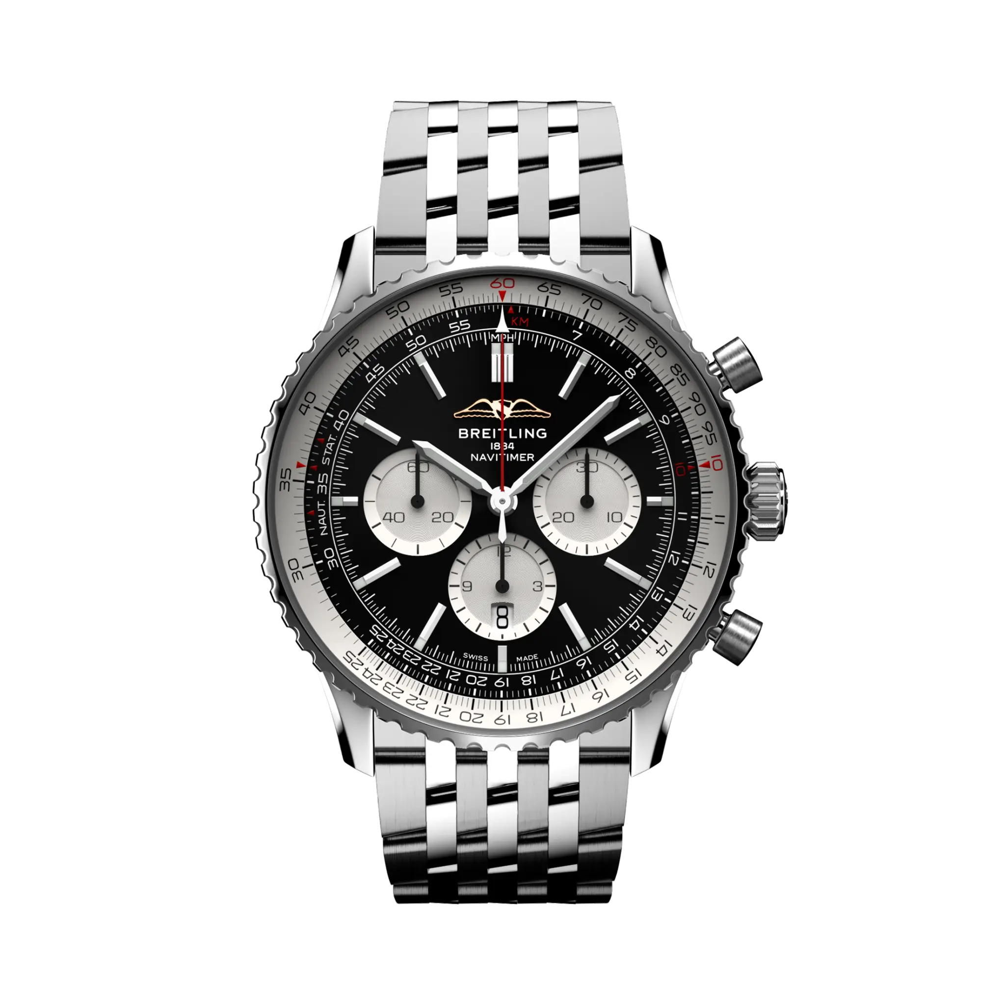 DD0E6E01-5B3F-134B-FBED-53BD9731942E.png 【Breitling Navitimer B01 Chronograph 46 AB0137211B1A1 - Image 1