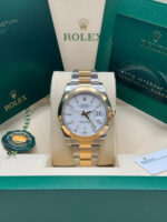 Rolex  Datejust 41mm 126333 White Index Oyster Steel and Yellow Gold Mens Watch - Image 11