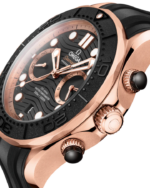 Omega Seamaster Diver 300M 44mm Black Dial Sedna™ 18k Rose Gold Strap 210.62.44.51.01.001 - Image 3
