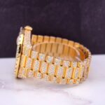 Rolex Day Date 40mm 18k Yellow Gold Iced Out 25ct Genuine Diamonds 228238 - Image 6