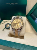 Rolex  Datejust 41mm 126333 Champagne Index Jubilee Steel and Yellow Gold Mens Watch - Image 5