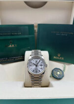 Rolex  Day-Date President 40mm Silver Diamonds Dial  228236-0002 - Image 7