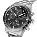 IWC Pilot Performance Chronograph 41mm AMG Mens Watch Black Titanium IW388304 - Image 2